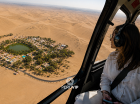 Flight Over the Ica Dunes with a Private Landing