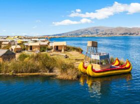 Puno The highest navigable lake in the world “Titicaca”
